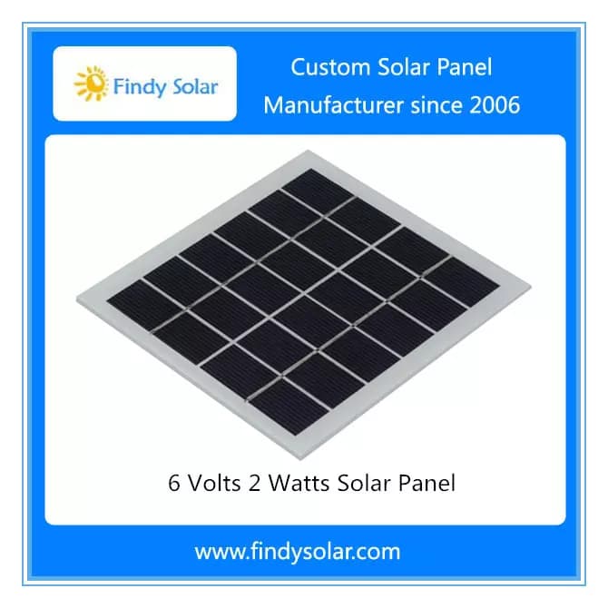EnergyPal Findy Solar Solar Panels 6 Volts 2 Watts Solar Panel FYD-017