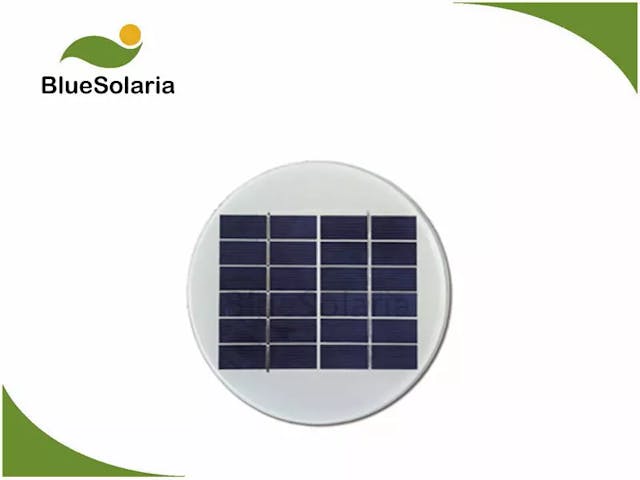 EnergyPal Blue Solaria  Solar Panels 6V 1.4W Round Solar Panel for solar LED lighting BSP-011