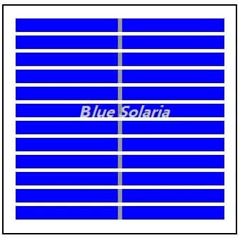 EnergyPal Blue Solaria Solar Panels 6V 1W Solar Panel 6V Solar Panel, 1W Solar Panel, Small Solar Panel