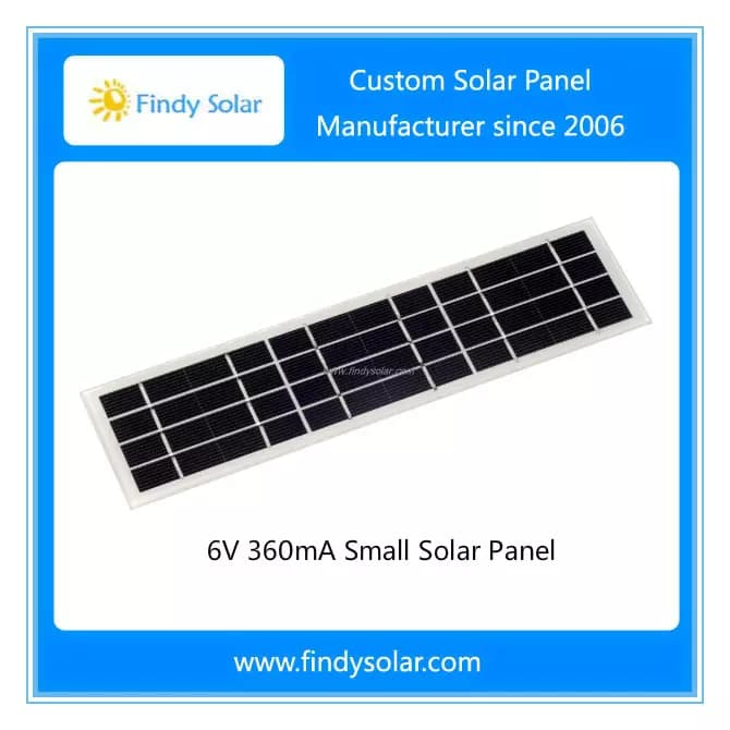 EnergyPal Findy Solar Solar Panels 6V 360mA Small Solar Panel, mono solar cell FYD-041