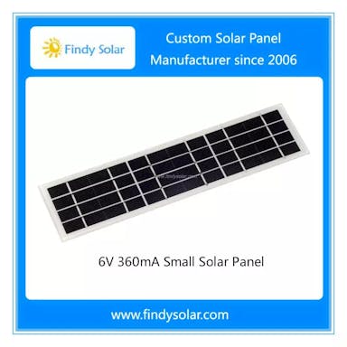 EnergyPal Findy Solar  Solar Panels 6V 360mA Small Solar Panel, mono solar cell FYD-041