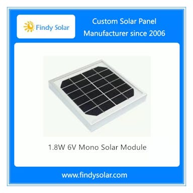 EnergyPal Findy Solar  Solar Panels 6V Solar Panel 1.8W With Frame FYD-M1.8W6V