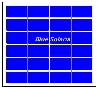 EnergyPal Blue Solaria Solar Panels 6Volt 2.7W Solar Panel 6 Volt Solar Panel, 3W Solar Panel, Small Solar Panel