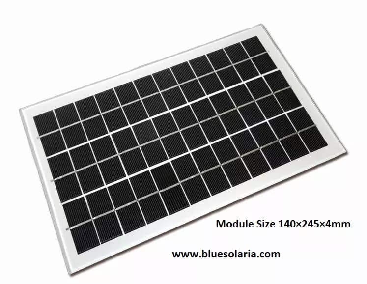 EnergyPal Blue Solaria Solar Panels 6W solar panel 140×245×4mm 6W solar panel 140×245×4mm