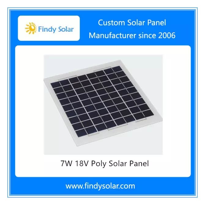 EnergyPal Findy Solar Solar Panels 7W 18V Poly Solar Panel FYD-P7W18V