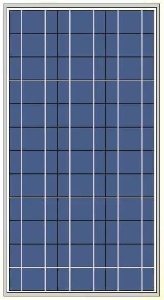 EnergyPal Blue Solaria Solar Panels 80W 18V poly-crystalline solar module 80W 18V poly-crystalline solar module