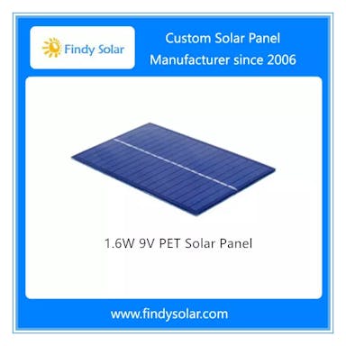 EnergyPal Findy Solar  Solar Panels 9V 1.6W PET Solar Panel FYD-P1.6W9V