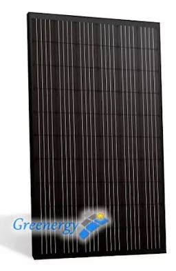 EnergyPal Greenergy Power Solar Panels All Black GP-300M 60 cells 300M60