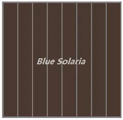 EnergyPal Blue Solaria Solar Panels Amorphous thin film solar cell 3V 32uA A-ASI03