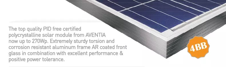 EnergyPal Aventia Solar Solar Panels ARGOS 270P-60 AVN270P-60