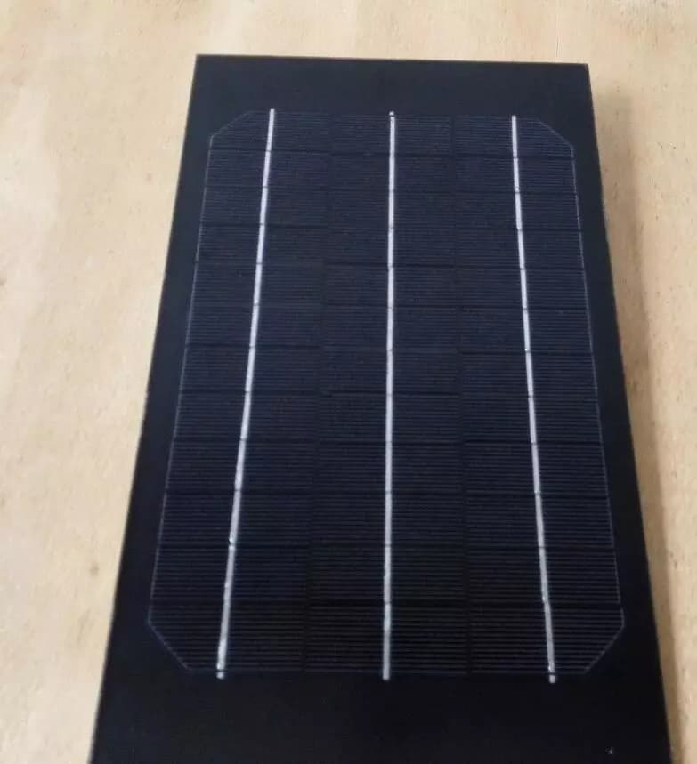 EnergyPal Blue Solaria Solar Panels Black 6.5W 18V Solar Panel Black Solar Panel, 6W Solar Panel, 18V Solar Panel