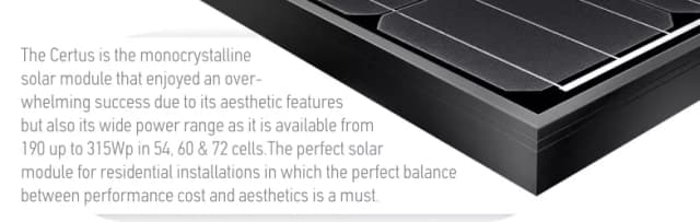 EnergyPal Aventia Solar Solar Panels Certus 250-265 AVN 265CBM