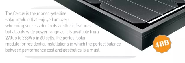 EnergyPal Aventia Solar Solar Panels Certus 270-285 AVNCBM275-60