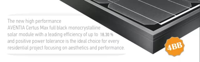 EnergyPal Aventia Solar Solar Panels Certus Max-300p AVN300MB-60