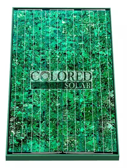 EnergyPal Colored Solar Solar Panels Emerald Green 235W Emerald Green 235W