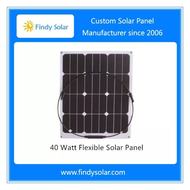 EnergyPal Findy Solar Solar Panels Flexible Solar Panel 40W FYD-F40W