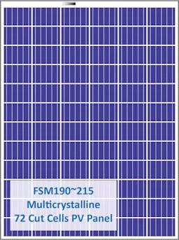 EnergyPal Tamrons Active Solar Panels FSM190~215 FSM200P672