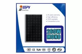 EnergyPal GreatSolar PV Technology Solar Panels GSPV260M GSPV260M