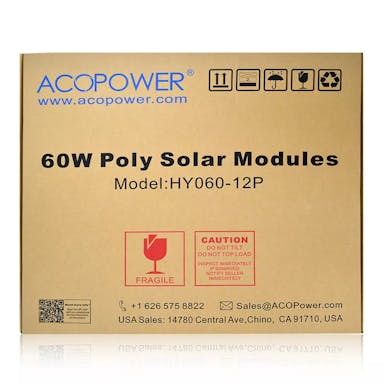EnergyPal ACOPower Solar Panels HY060-12P HY060-12P