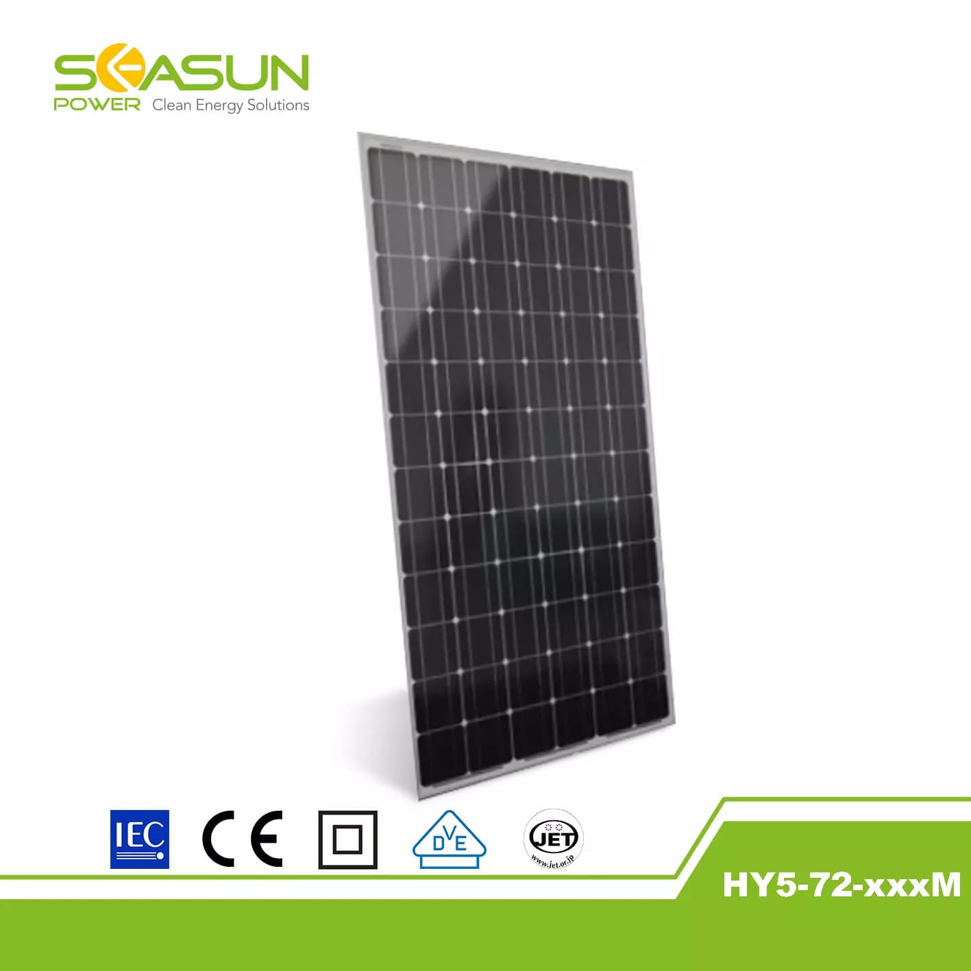 EnergyPal Seasun Green Technology Solar Panels HY5-72-180-210M HY5-72-205M