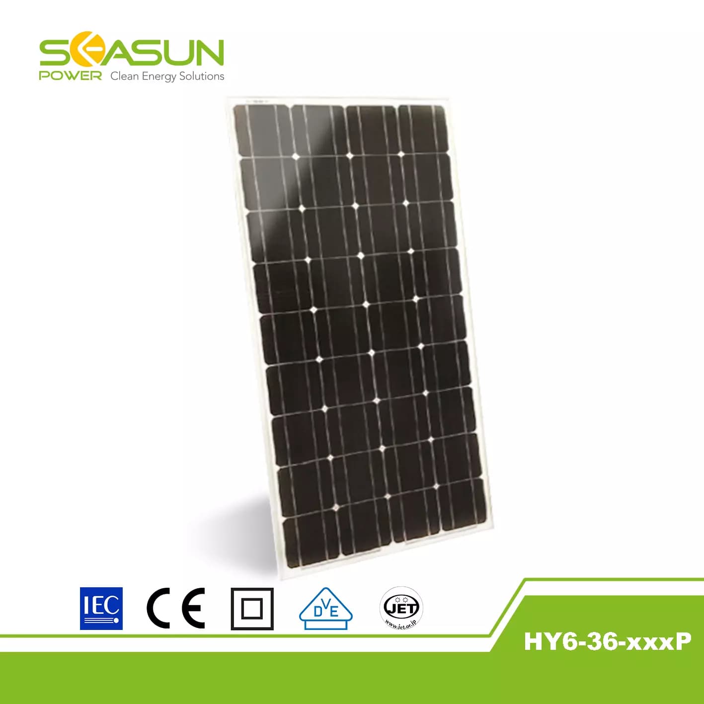EnergyPal Seasun Green Technology Solar Panels HY6-36-140-160M HY6-36-160M