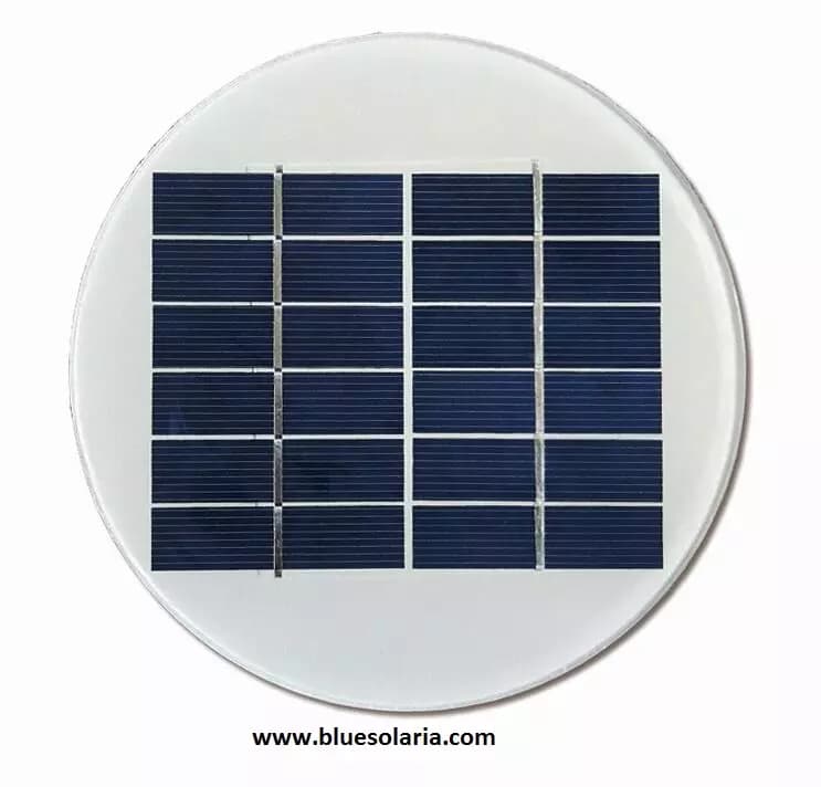 EnergyPal Blue Solaria Solar Panels kleine kreisförmige Photovoltaikmodule kleine kreisförmige Photovoltaikmodule