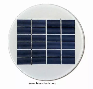 EnergyPal Blue Solaria  Solar Panels kleine kreisförmige Photovoltaikmodule kleine kreisförmige Photovoltaikmodule
