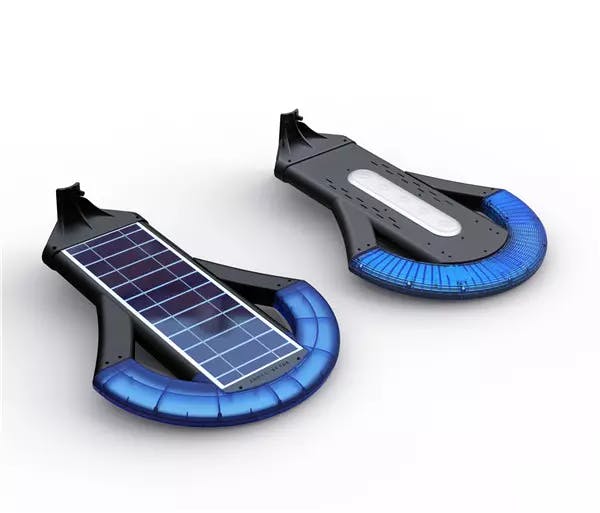 long shape solar panel for LED lighting