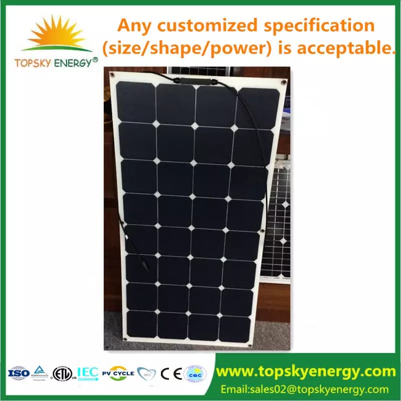 EnergyPal Topsky Energy Solar Panels mono flexible solar panel TSF-100W