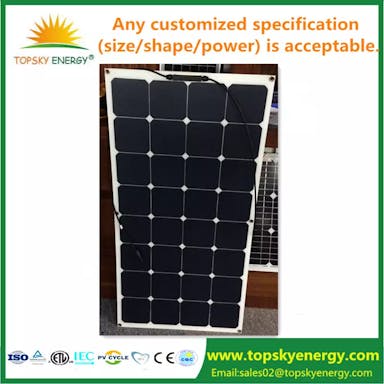 EnergyPal Topsky Energy Solar Panels mono flexible solar panel TSF-100W