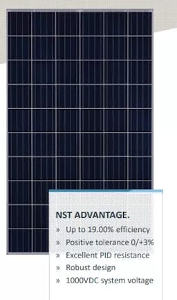 EnergyPal Noor Solar Technology Solar Panels NST60-6-260-280Wp-HPP-S-10. NST60-6-275P