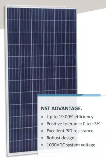 EnergyPal Noor Solar Technology Solar Panels NST72-6-320-340Wp-HPP-S-10. NST72-6-340P