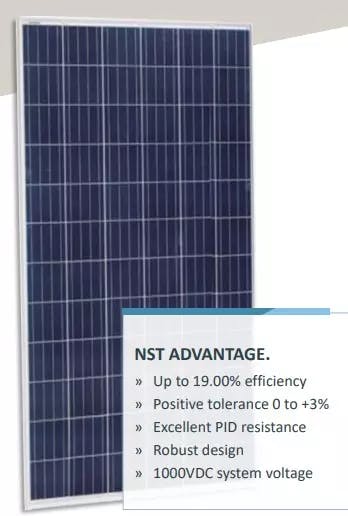 EnergyPal Noor Solar Technology Solar Panels NST72-6-320-340Wp-HPP-S-10. NST72-6-335P