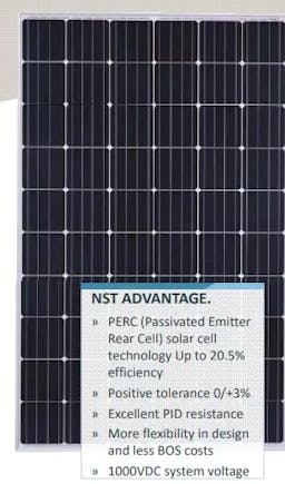 EnergyPal Noor Solar Technology Solar Panels NST72-6-340-360Wp-PERC-S-10. NST72-6-355M