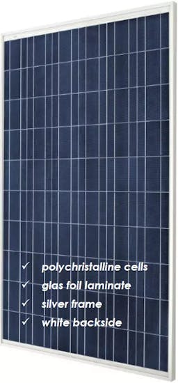 EnergyPal Tripple Z Solar Panels P60 Poly - Framed S 260P60 A-Class Professional