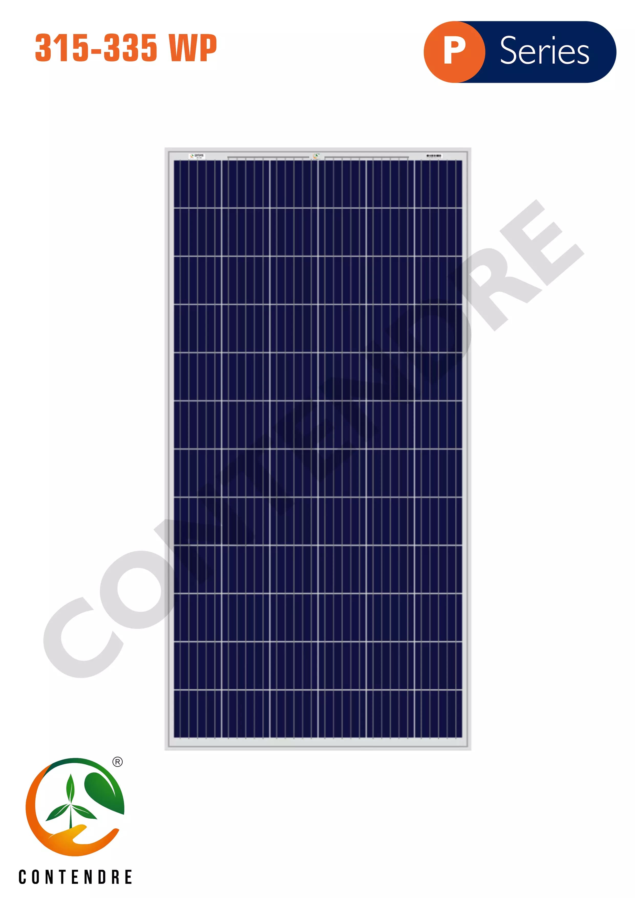 EnergyPal Contendre Greenergy Solar Panels P72 315-335W CG P72 325