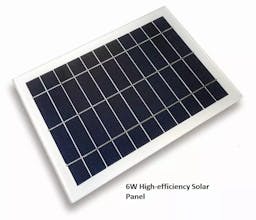 Panel solar de alta eficiencia 6w