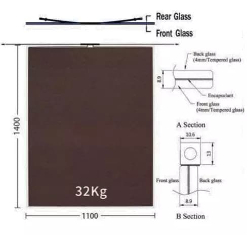 EnergyPal Polysolar Solar Panels PS-M-NX Series Panels PS-M-NX 95W