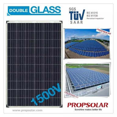 EnergyPal Propsolar Solar Panels PS-P660DG(Double Glass) PS-P660250DG