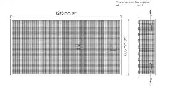 EnergyPal Onyx Solar Solar Panels PV Urban Furniture 22-46W 46W