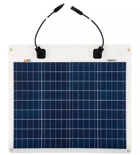 EnergyPal Rich Solar Solar Panels RICH SOLAR 50 Watt 12 Volt Flexible Polycrystal... RICH SOLAR 50 Watt 12 Volt Flexible Polycrystalline Solar Panel
