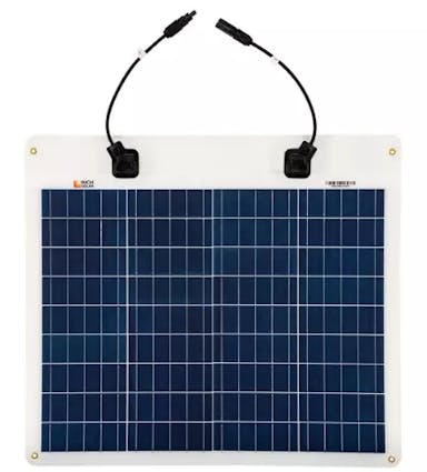 EnergyPal Rich Solar  Solar Panels RICH SOLAR 50 Watt 12 Volt Flexible Polycrystal... RICH SOLAR 50 Watt 12 Volt Flexible Polycrystalline Solar Panel