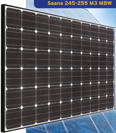 EnergyPal Naps Solar Systems Oy Solar Panels Saana 245-255 M3 MBW 255 M3 MBW