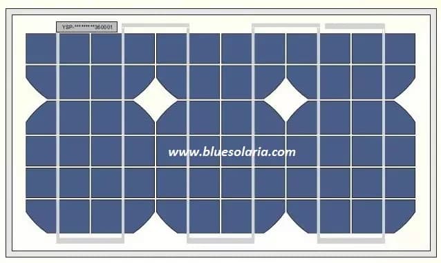 EnergyPal Blue Solaria Solar Panels small monocrystalline pv panel 10W small monocrystalline pv panel 10W