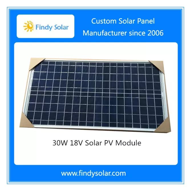 EnergyPal Findy Solar Solar Panels Solar Panel 30W 18V Poly FYD-039