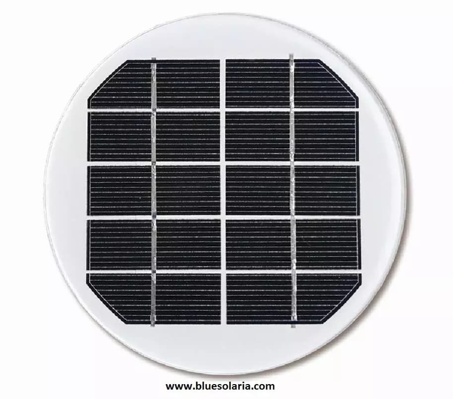 EnergyPal Blue Solaria Solar Panels Solarmodul in runder Form 5volt Solarmodul in runder Form 5volt