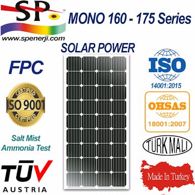 EnergyPal SP Enerji Solar Panels SP -170P36 SP-170P36