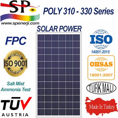 EnergyPal SP Enerji Solar Panels SP 320-330P72 SP-320P72