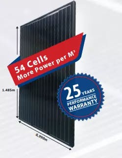EnergyPal Hitech Solar Solar Panels Spacesaver 250w-54 cell 250w-54