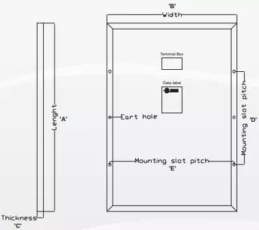 EnergyPal Sirius Solar Energy Solar Panels SS-50(12V) SS-50(12V)